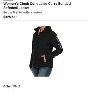 Cinch Women's Softshell Jacket Concealed Carry